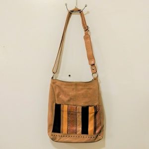 The Sak genuine leather crossbody swing